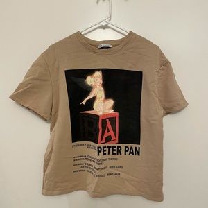 ZARA Disney classics Peter Pan graphic tee